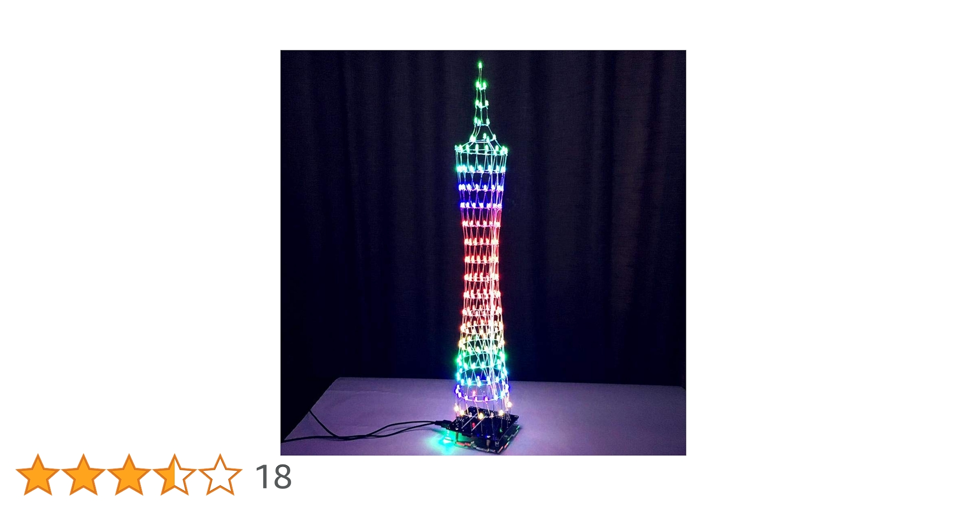 Amazon.co.jp: ASHATAカラフルなLEDライトタワー リモート